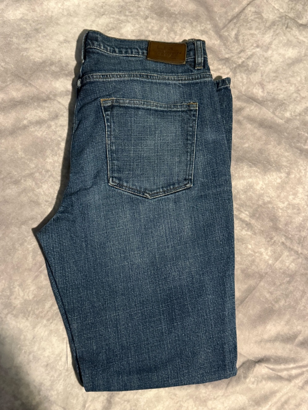 Ralph Lauren Relaxed Fit Men's Jeans in Medium Blue Denim